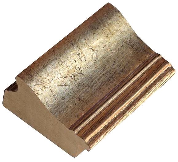 Zrcadlo DANTIK Zrcadlo v rámu 40 × 50 cm KŘÍDLO malé stříbrné patina ...