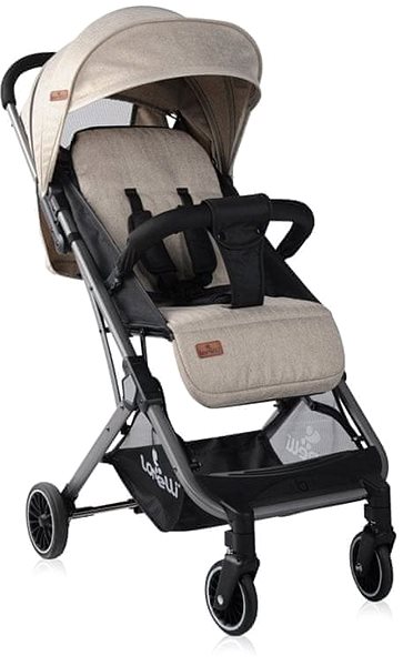 Baby Buggy Stroller Lorelli FIONA + Carrycot DARK BEIGE Screen