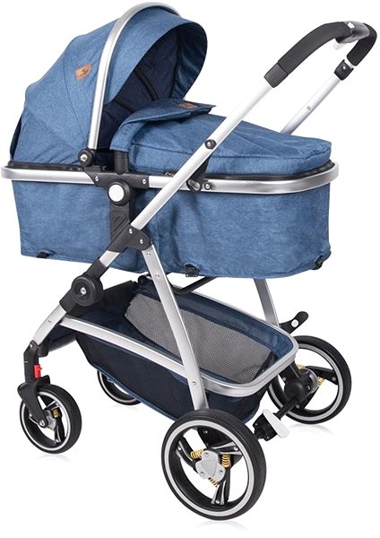 Baby Buggy Lorelli SOLA SET DARK BLUE Lateral view