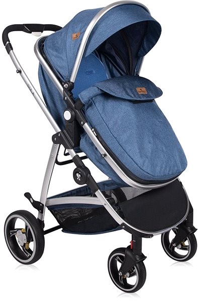 Baby Buggy Lorelli SOLA SET DARK BLUE Lateral view