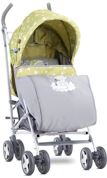 Baby Buggy Stroller Lorelli IDA GREEN&GREY ELEPHANT Screen