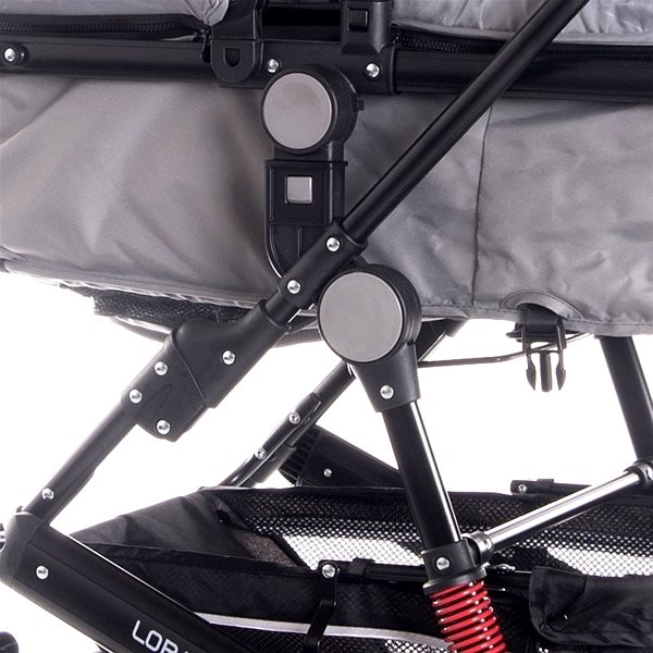 Baby Buggy Lorelli LORA SET DARK GREY Baby Buggy Features/technology