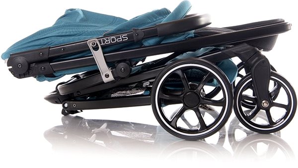 Baby Buggy Stroller Lorelli SPORT + Carrycot DARK BLUE Features/technology