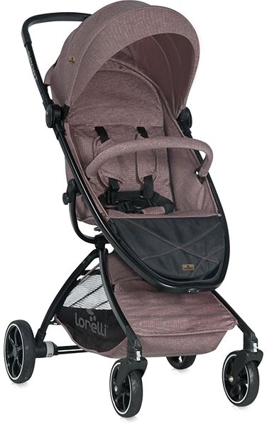 Baby Buggy Lorelli SPORT Stroller + BEIGE Carrier Screen