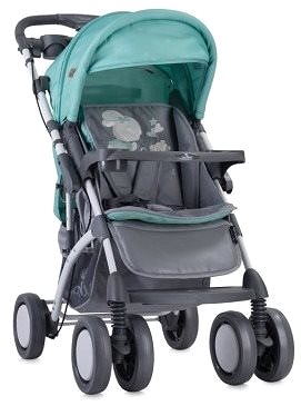 Baby Buggy Lorelli TOLEDO GREY&GREEN BUNNIES+Lorelli Stroller Bag Screen