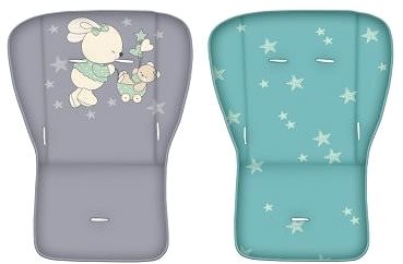 Baby Buggy Lorelli TOLEDO GREY&GREEN BUNNIES+Lorelli Stroller Bag Accessory