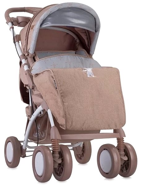 Baby Buggy Lorelli TOLEDO BEIGE INDIAN BEAR+Lorelli Stroller Bag Screen