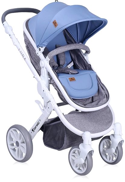 Baby Buggy Stroller Lorelli LUNA 2-in-1 GREY&BLUE Screen