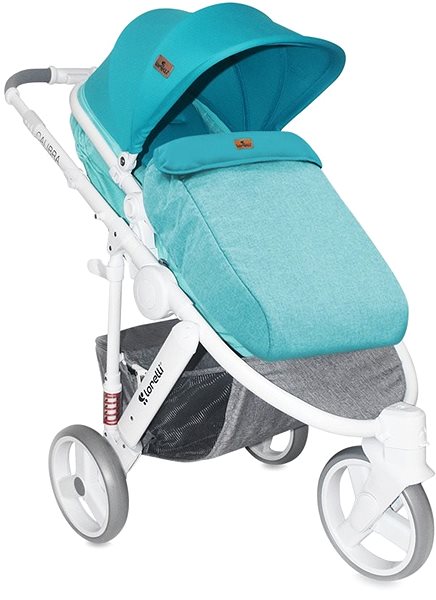 Baby Buggy Stroller Lorelli CALIBRA 3 2-in-1 AQUAMARINE Lateral view