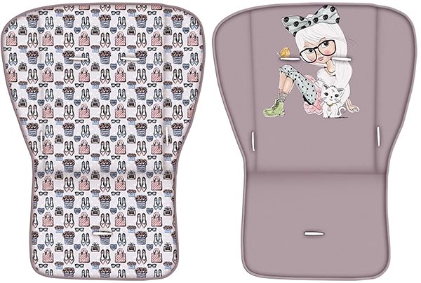 Baby Buggy Stroller Lorelli COMBI BEIGE FASHION GIRL + Stroller Bag Accessory