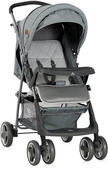 Baby Buggy Stroller Lorelli TERRA + Carrycot GREY Screen