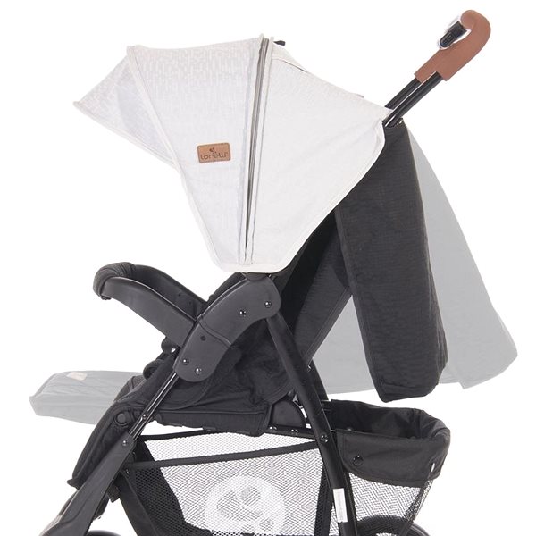 Baby Buggy Stroller Lorelli INES + Carrycot GREY&BLACK CROS Features/technology