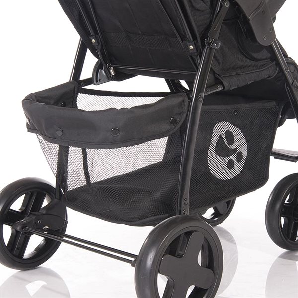 Baby Buggy Stroller Lorelli INES + Carrycot GREY&BLACK CROS Features/technology