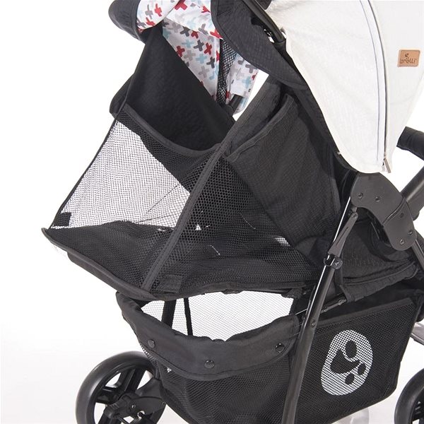 Baby Buggy Stroller Lorelli INES GREY&BLACK CROSS Features/technology