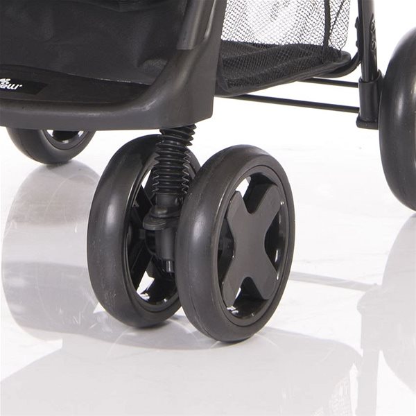 Baby Buggy Stroller Lorelli INES GREY&BLACK CROSS Features/technology