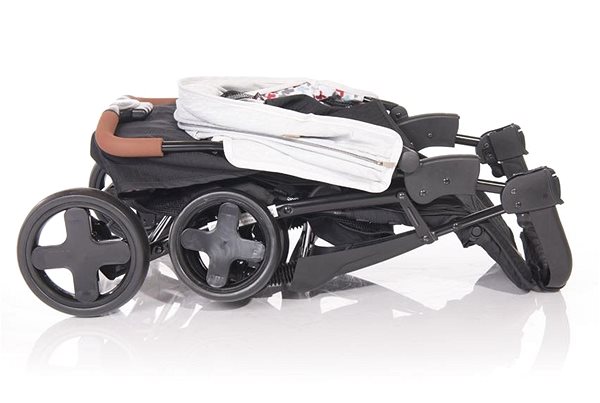 Baby Buggy Stroller Lorelli INES GREY&BLACK CROSS Features/technology