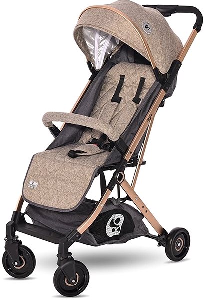 Baby Buggy Stroller Lorelli MYLA + Carrycot DARK BEIGE Screen