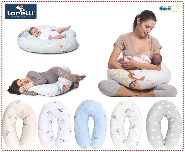 Dojčiaci vankúš Vankúš na dojčenie 190 × 50 cm Lorelli RANFORCE BEAR BEIGE ...