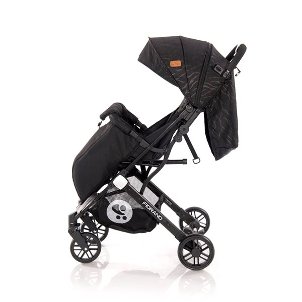 Baby Buggy Stroller Lorelli FIORANO + Carrycot BLACK DIAMOND Lateral view