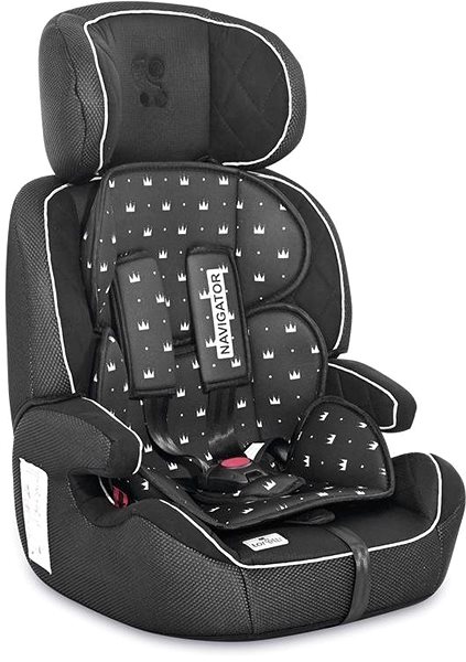 Autosedačka Autosedačka Lorelli NAVIGATOR 9-36 KG BLACK CROWNS Boční pohled