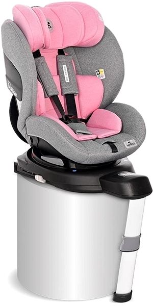 Autosedačka Autosedačka Lorelli PROXIMA I-SIZE 0-22 KG PINK&GREY Boční pohled