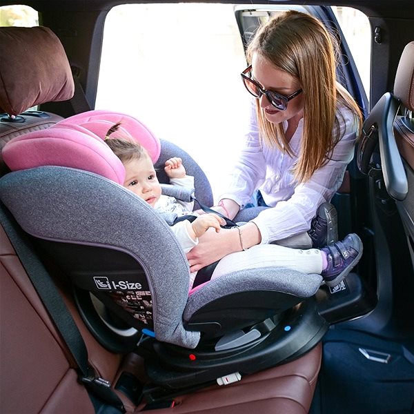 Autosedačka Autosedačka Lorelli PROXIMA I-SIZE 0-22 KG PINK&GREY Lifestyle