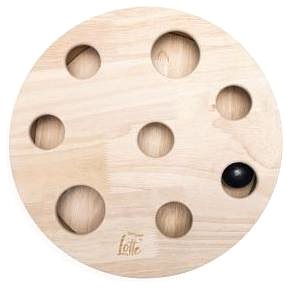 Interactive cat toy Designed by Lotte wooden toy Raya 30 × 7 × 30 cm .