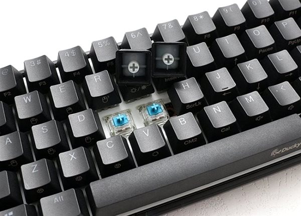 Herná klávesnica Ducky Mecha Mini, MX-Brown, RGB-LED – čierna – DE Vlastnosti/technológia