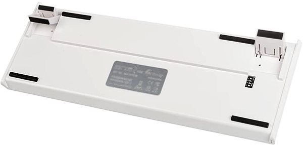 Herná klávesnica Ducky ONE 2 Mini, MX-Black, RGB-LED – biela – DE Zadná strana