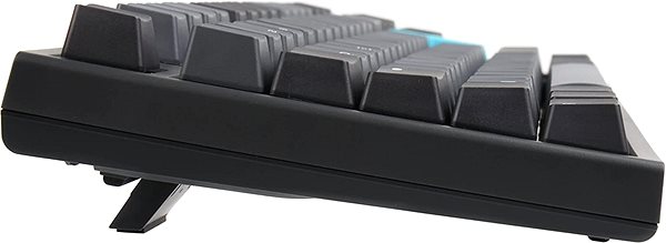 Gaming-Tastatur Ducky ONE 2 TKL Skyline PBT - MX-Blue - DE Seitlicher Anblick