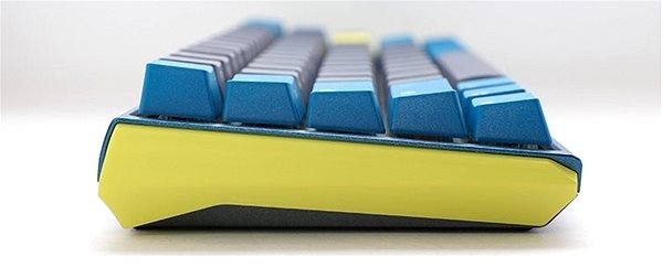 Gaming-Tastatur Ducky One 3 Daybreak SF, RGB LED - MX-Clear - DE Seitlicher Anblick