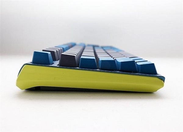 Gaming-Tastatur Ducky One 3 Daybreak TKL, RGB LED - MX-Clear - DE Seitlicher Anblick
