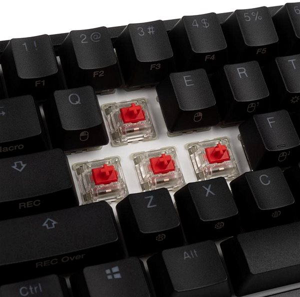 Gaming Keyboard Ducky ONE 2 Mini Gaming, MX-Red, RGB-LED, Black - US Features/technology