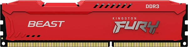 RAM memória Kingston FURY 8GB DDR3 1600MHz CL10 Beast Red Képernyő