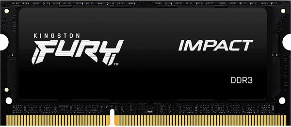 RAM memória Kingston FURY SO-DIMM 16GB KIT DDR3L 1600MHz CL9 Impact Képernyő