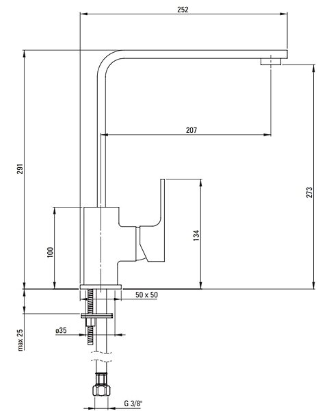 Tap DEANTEA nemon black - Sink mixer BBZ_N62M ...