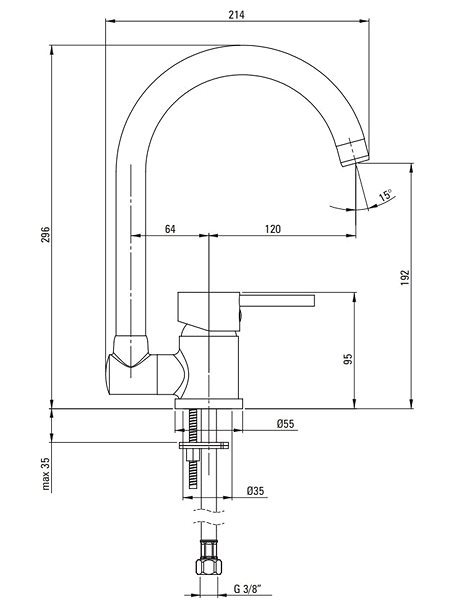 Tap DEANTE Aster black - Sink mixer, foldable BCA_N61M ...