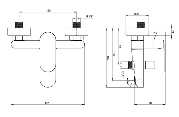 Tap DEANTE Alpinia black - Bathroom mixer BGA_N10M ...