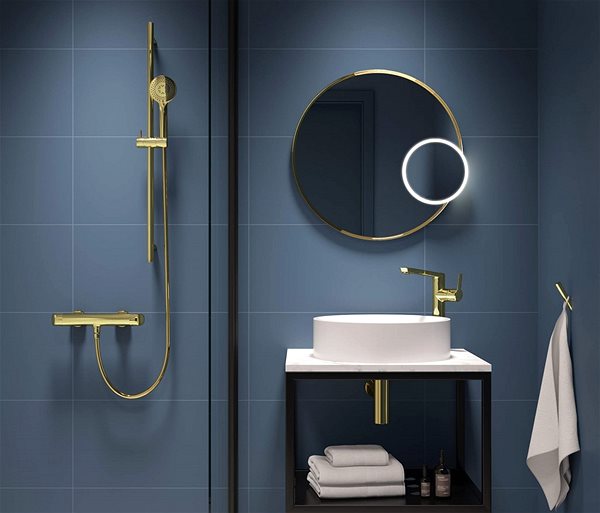 Tap DEANTE Arnika gold - High basin mixer BQA_Z20K ...