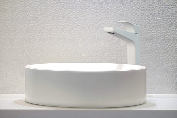 Tap DEANTE Hiacynth white - High basin mixer BQH_A20N ...