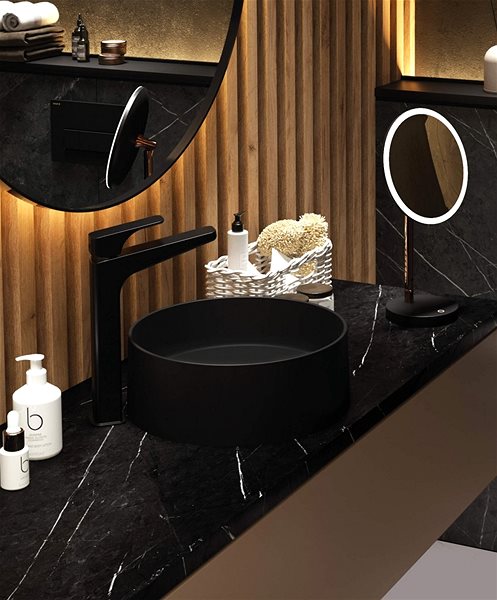 Tap DEANTE Hiacynth Black - High basin mixer BQH_N20N ...