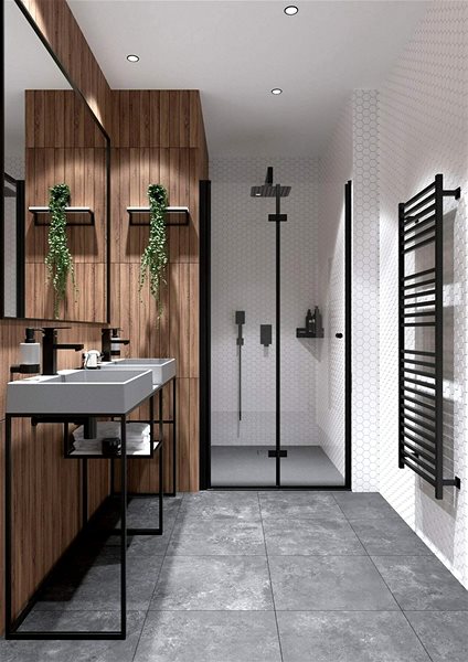 Tap DEANTE Anemon black - Shower mixer, concealed, without shower switch BBZ_N44L ...