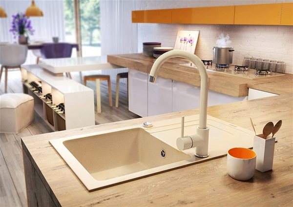 Tap DEANTE Nemezja sandy - Sink mixer BEN_762M ...