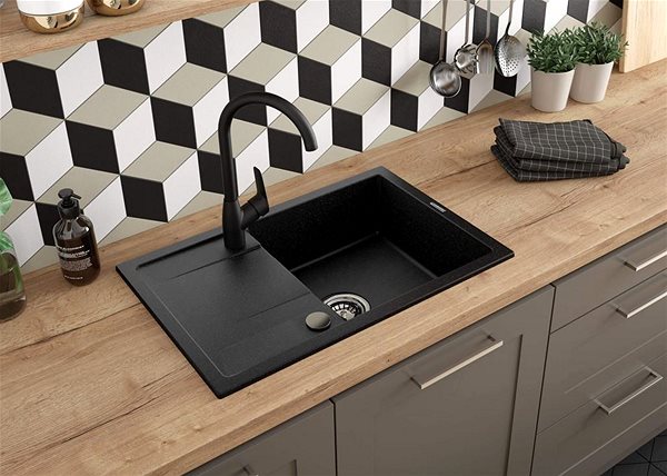 Tap DEANTE Boro black - Sink mixer BMO_N62M ...