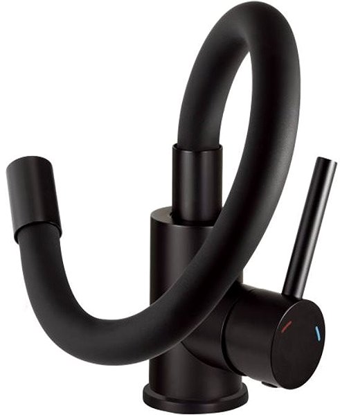 Tap DEANTE Luno black - Sink mixer, elastic BOC_N72M ...