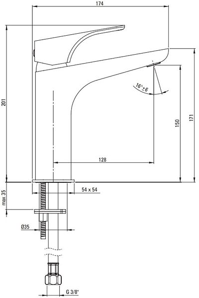 Tap DEANTE Hiacynth Black - Basin mixer BQH_N21K ...
