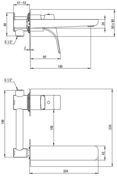 Tap DEANTE Hiacynth Black - Single lever basin mixer BQH_N54L ...