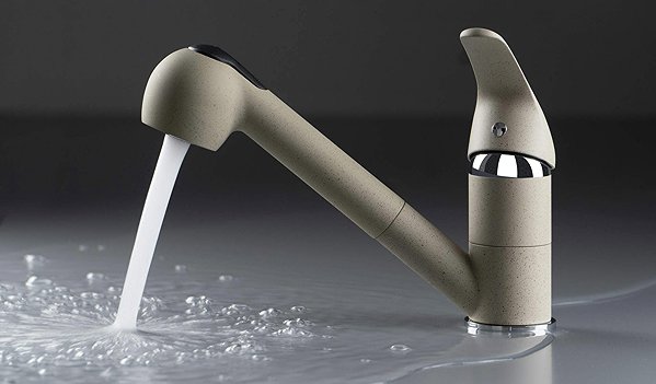 Tap DEANTE Pepe basin mixer, pull-out, sandy (BDP_771M) ...