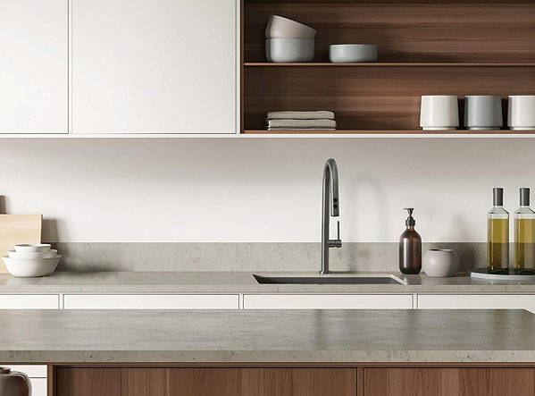 Tap DEANTE Olfato Kitchen Faucet with pull-out spout, 2 jets, titanium (BQO_D72M) ...