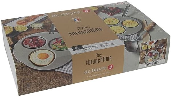 Pan de Buyer BOX BRUNCHTIME (Pancake Pan, Ladle, Spatula) Packaging/box